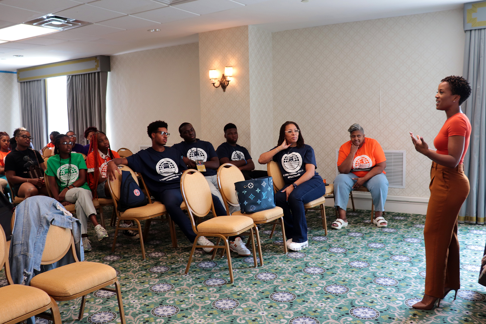 Megan Rivers leading a youth and young adult storytelling discussion in Washington, D.C.